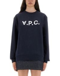 A.P.C. - Standard Grand Vpc' Sweatshirt - Lyst
