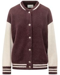 Laneus - Knit Bomber Jacket - Lyst