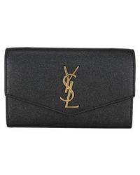 Saint Laurent - Uptown Chain Wallet - Lyst