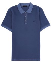 Fay - Polo With Logo - Lyst