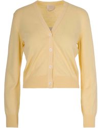A.P.C. - Jaune Cardigan - Lyst