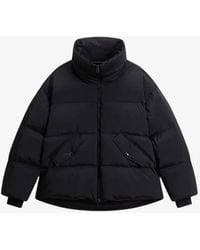 Woolrich - Stand-Up Collar Zip-Front Jacket With Flap Pockets - Lyst