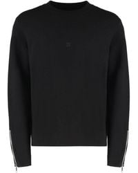 Givenchy - Zip-Cuff Wool Sweater - Lyst