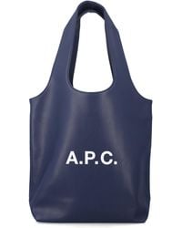 A.P.C. - Ninon Small Faux Leather Tote - Lyst