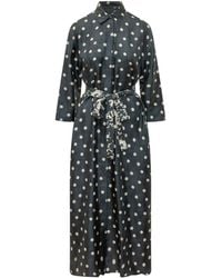 Max Mara - Chic Chemisier Mini Dress With Belt - Lyst