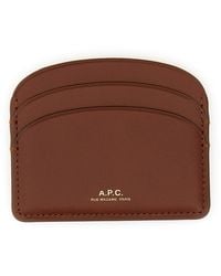 A.P.C. - Demi Lune Card Holder - Lyst