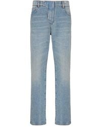 Balmain - Straight Leg Jeans - Lyst