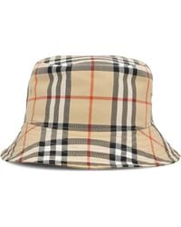 Burberry - Cotton Fisherman Hat - Lyst