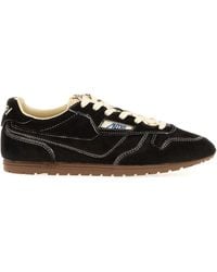 Autry - Leather & Calf Hair Windspin Sneaker - Lyst