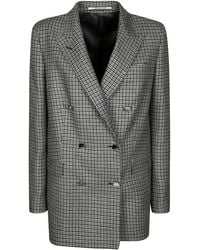 Tagliatore - Double-Breasted Wool Blend Jacket For - Lyst