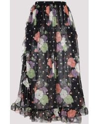 Etro - Chic Silk Skirt With Ruffled Bow Closure - Lyst