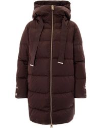 Herno - Long Hooded Puffer Coat - Lyst