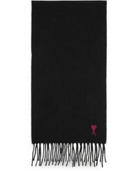 Ami Paris - Wool Scarf - Lyst