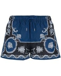 Versace - Swimsuit With All-Over Geometric Print - Lyst