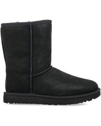 UGG - Classic Mini Ii Suede Boots With Shearling Lining - Lyst