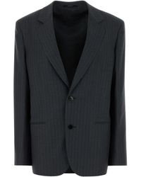 Gucci - Single-Breasted Pinstripe Wool Blazer With Notched Lapels - Lyst