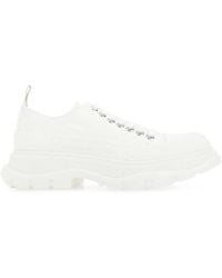 McQueen - Canvas Tread Slick Sneakers - Lyst