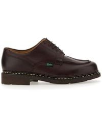 Paraboot - Stringata Chambord Leather Lace-Up Shoes - Lyst