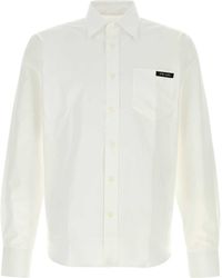 Prada - Poplin Shirt - Lyst