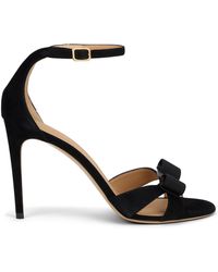 Ferragamo - Leather Sandal With Vara Bow - Lyst