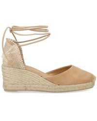 Castañer - Suede Wedges - Lyst