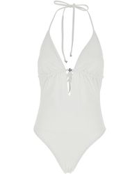 Tory Burch - One-Piece Swimsuit Tech Fabric - Lyst
