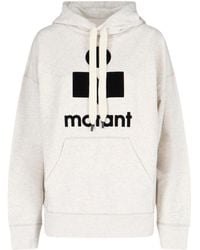 Isabel Marant - Logo Print Pullover Hoodie - Lyst