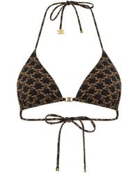 Celine - Triangle Bikini Top - Lyst