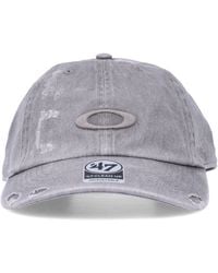 Oakley - Distressed Adjustable Logo Baseball Cap - Lyst