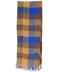 Adererror - Plaid Fringe Scarf - Lyst