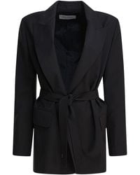 Max Mara - Wool Canvas Blazer - Lyst