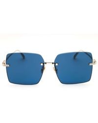 Ferragamo - Oversized Designer Sunglasses - Lyst