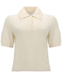 A.P.C. - Solid Shirt Collar Polo - Lyst