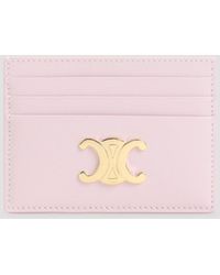 Celine - Mini Triomphe Card Holder - Lyst