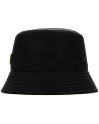Prada - Logo-Triangle Bucket Hat - Lyst
