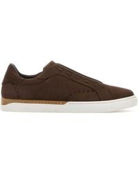 Fendi - Leather City Sneakers - Lyst