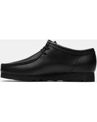 Clarks - Wallabee Gtx Leather Moccasin Boots - Lyst
