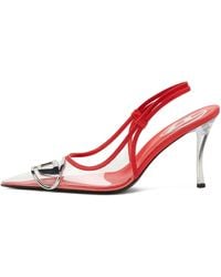 DIESEL - Slingback Straps 9 Cm Stiletto Heels - Lyst