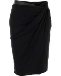 Versace - Draped Skirt - Lyst