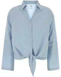 Lois - Powder Linen Pia Mini Shirt - Lyst