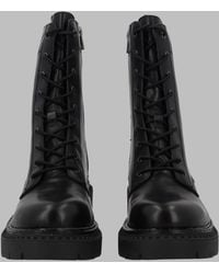 Ash - Sleek Ankle Boots With Cutout Detail - Lyst