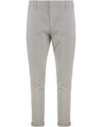 Dondup - Gaubert Cotton Blend Trousers - Lyst