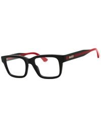Gucci - Acetate Rectangular Eyeglasses - Lyst