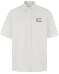 Off-White c/o Virgil Abloh - Long-Sleeved Tech Shirt Fabric - Lyst