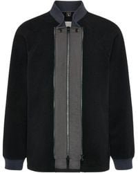 Maison Margiela - Wool Zip-Up Bomber Jacket - Lyst