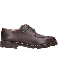 Paraboot - Pebbled Leather Lace-Up Derby Shoes - Lyst
