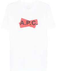 A.P.C. - T-Shirt Scotch Roug - Lyst