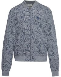 Etro - Bomber Jacket With Logo - Lyst