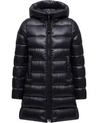 Moncler - Water-Repellent Down Puffer Coat With Adjustable Hood And Elastic Cuffs - Lyst