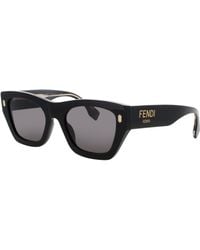 Fendi - Oversized Square Acetate Sunglasses - Lyst